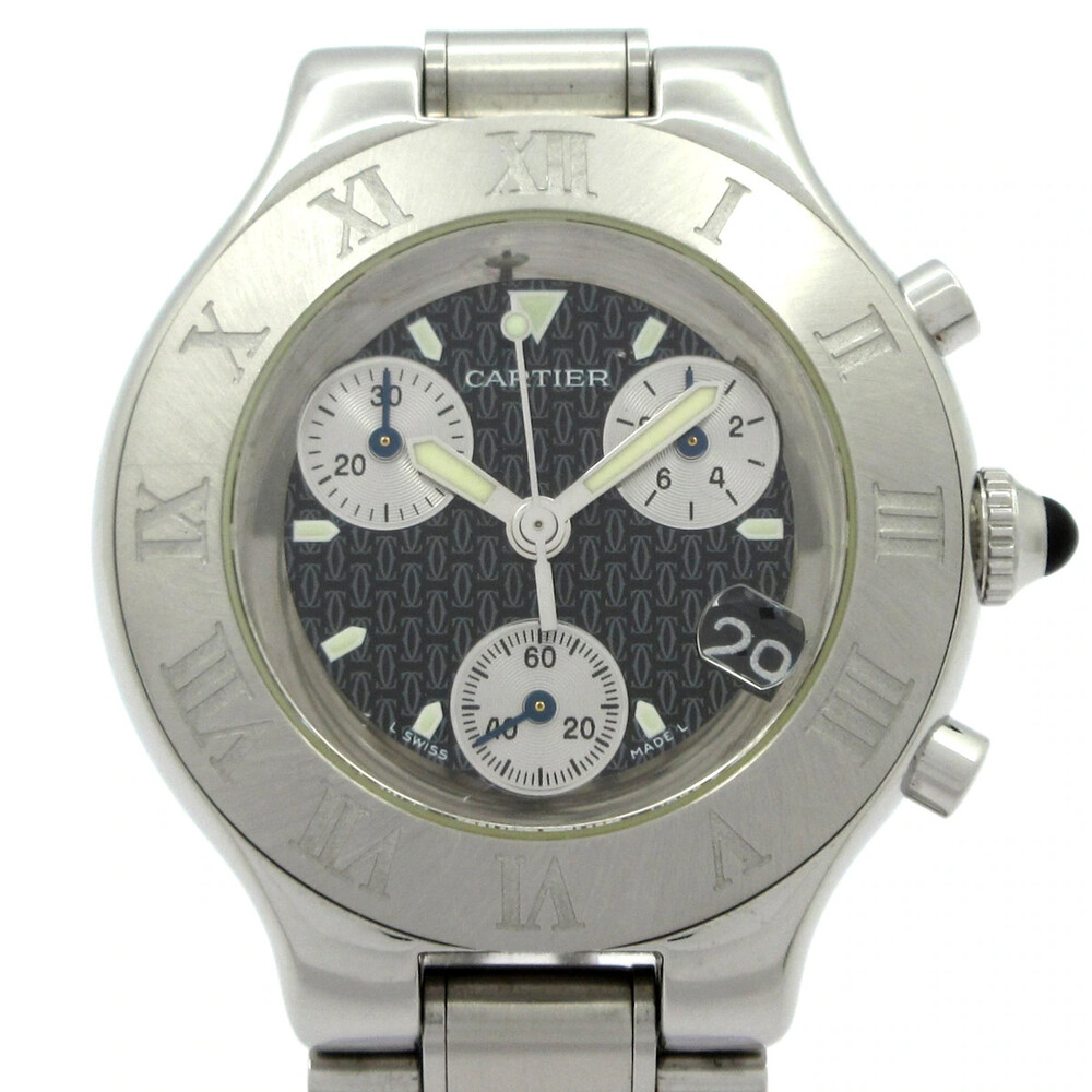 Cartier Must 21 Chronoscaph Lm 1******* #348652C20B
